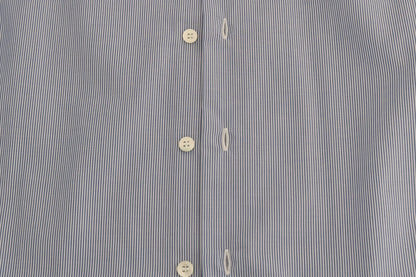 Blau gestreiftes Slim Fit Hemd