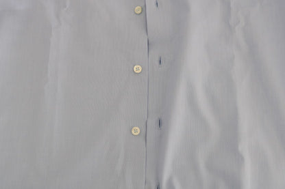 Hellblaues Slim Fit Hemd aus Baumwolle