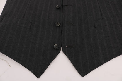 Graue STAFF Wool-Stretch-Weste