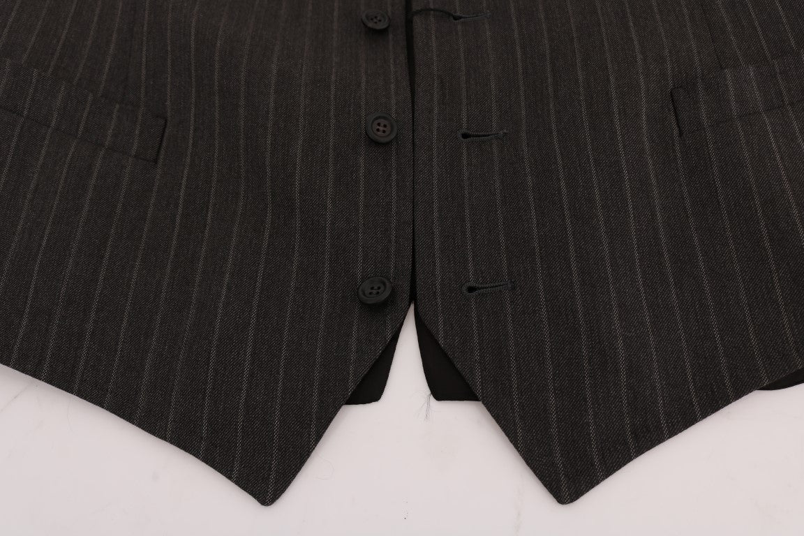 Graue STAFF Wool-Stretch-Weste