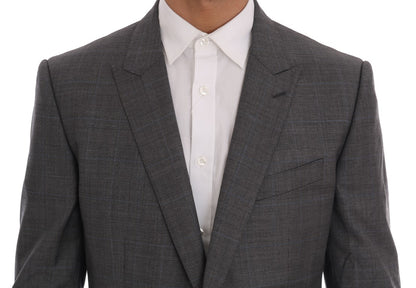 Graue Wolle MARTINI Schlanker Blazer