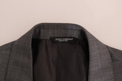 Graue Wolle MARTINI Schlanker Blazer