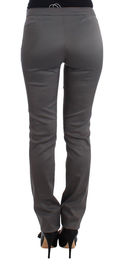 Graue Slim Fit Hose