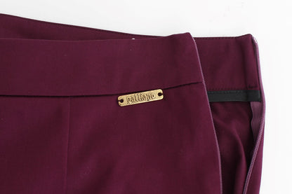 Lila Slim Fit Hose