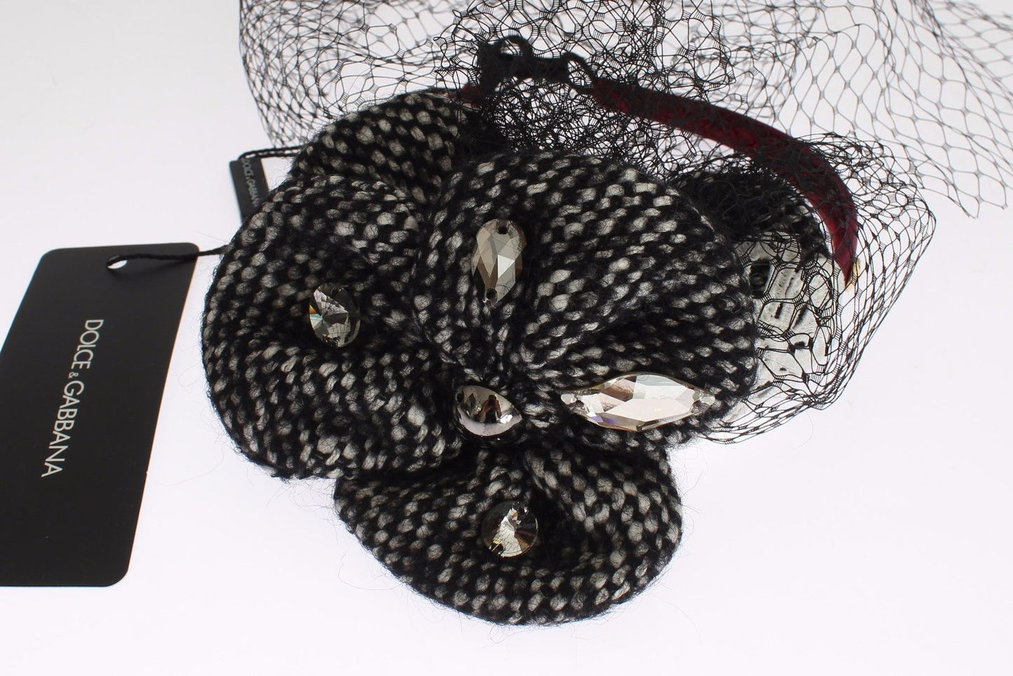 Diadem Stirnband Tiara Schwarz Floral Fascinator Haar Gold
