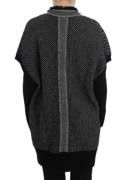 Graue Strickjacke aus Kaschmir
