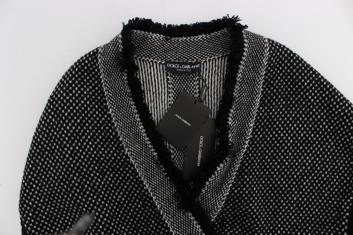 Graue Strickjacke aus Kaschmir