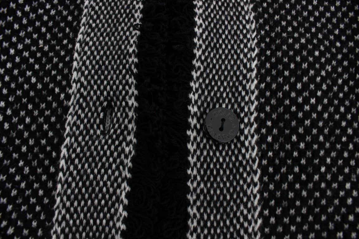 Graue Strickjacke aus Kaschmir
