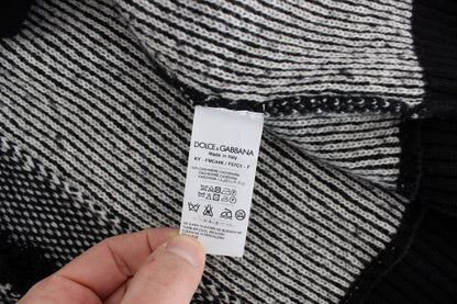 Graue Strickjacke aus Kaschmir