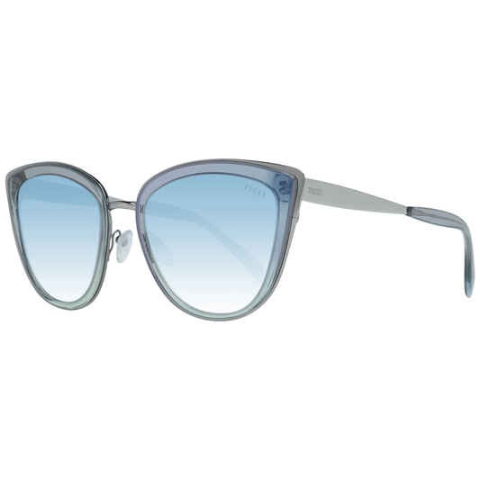 Blaue Frauen Sonnenbrille