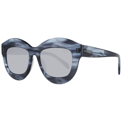 Blaue Frauen Sonnenbrille