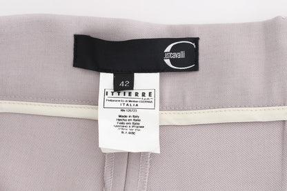 Graue Hose mit hoher Taille