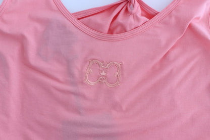Rosa Baumwoll-Tanktop