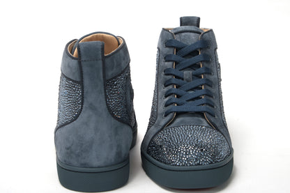 Blaue Louis Junior Spikes Sneaker Schuhe