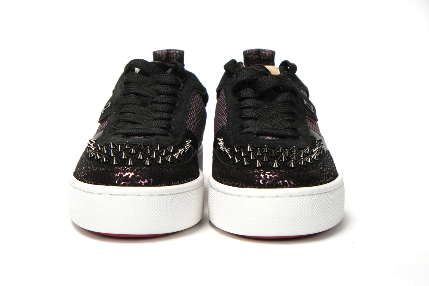 Version Schwarz Happy Rui Spikes Flache Schuhe