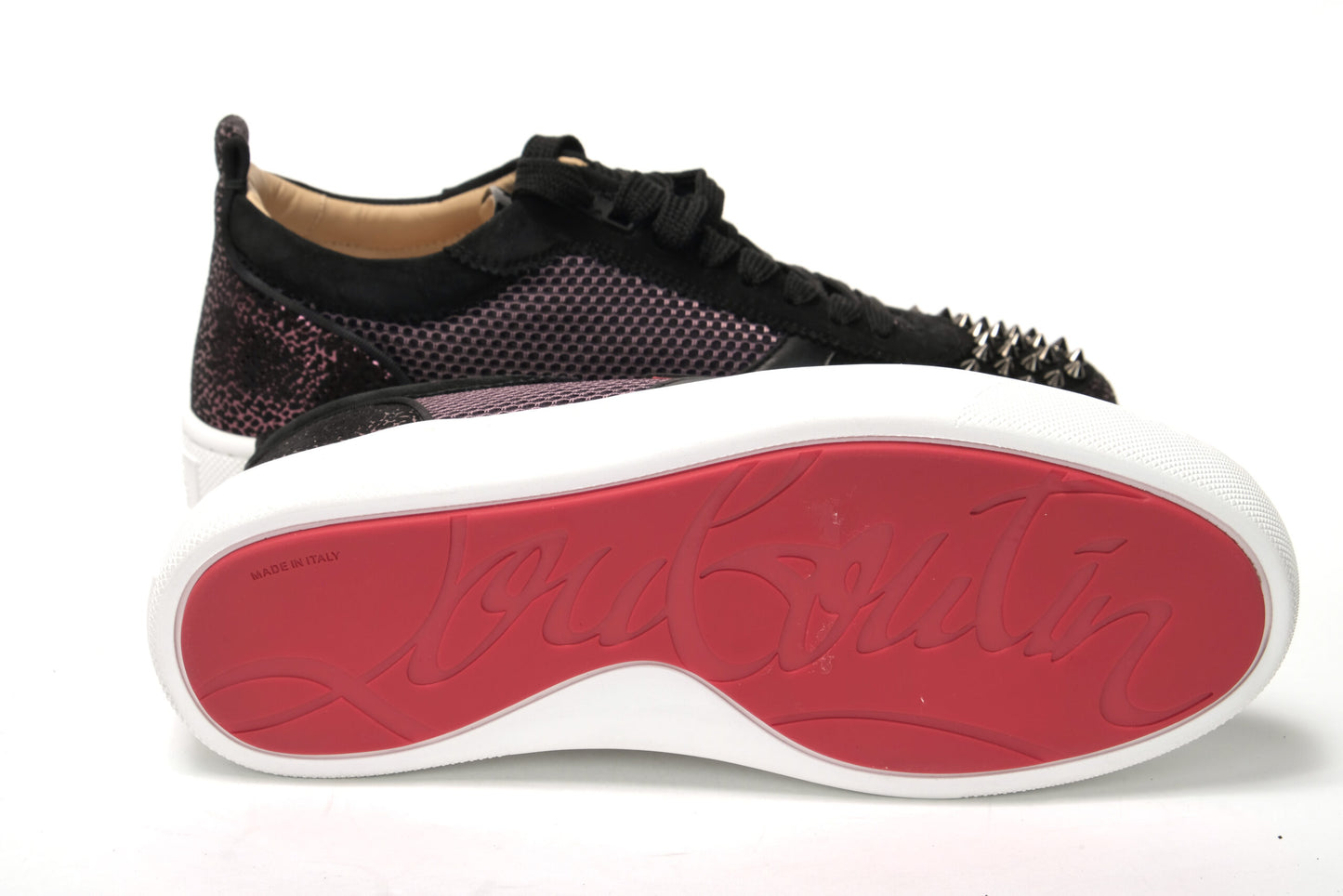 Version Schwarz Happy Rui Spikes Flache Schuhe