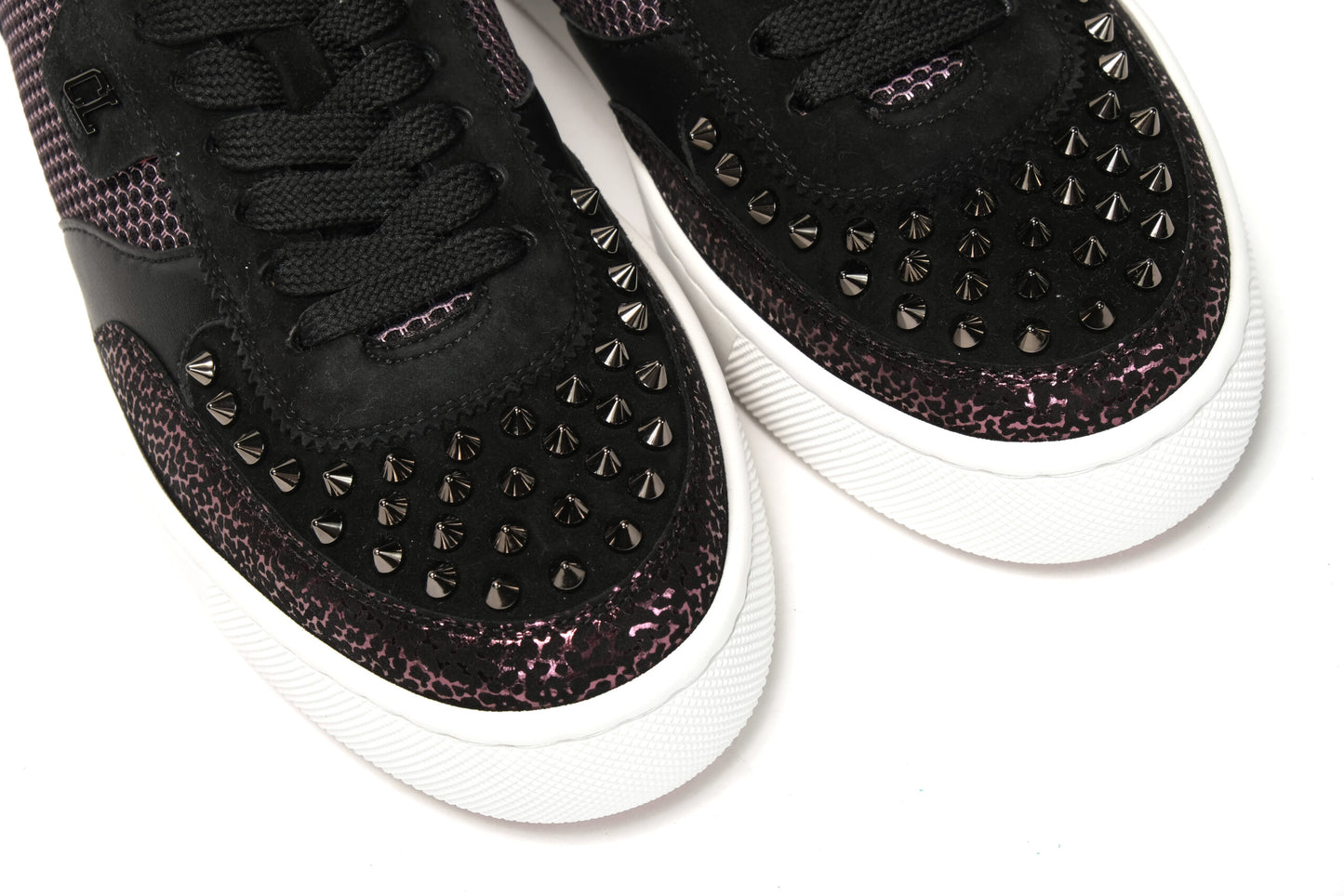 Version Schwarz Happy Rui Spikes Flache Schuhe