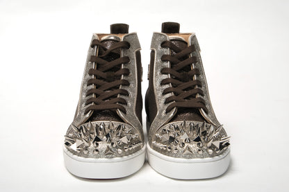 Silber/Sv Lou Pik Orlato Flache Schuhe