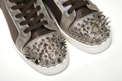 Silber/Sv Lou Pik Orlato Flache Schuhe