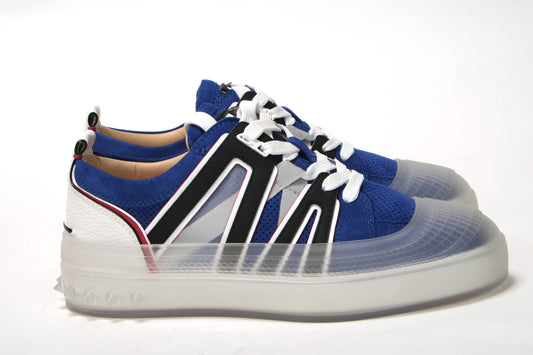Mogador Blau Vida Viva Flache Wildlederschuhe