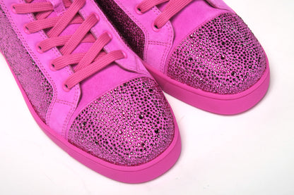 Diva Hot Pink Louis Flache Veau Schuhe