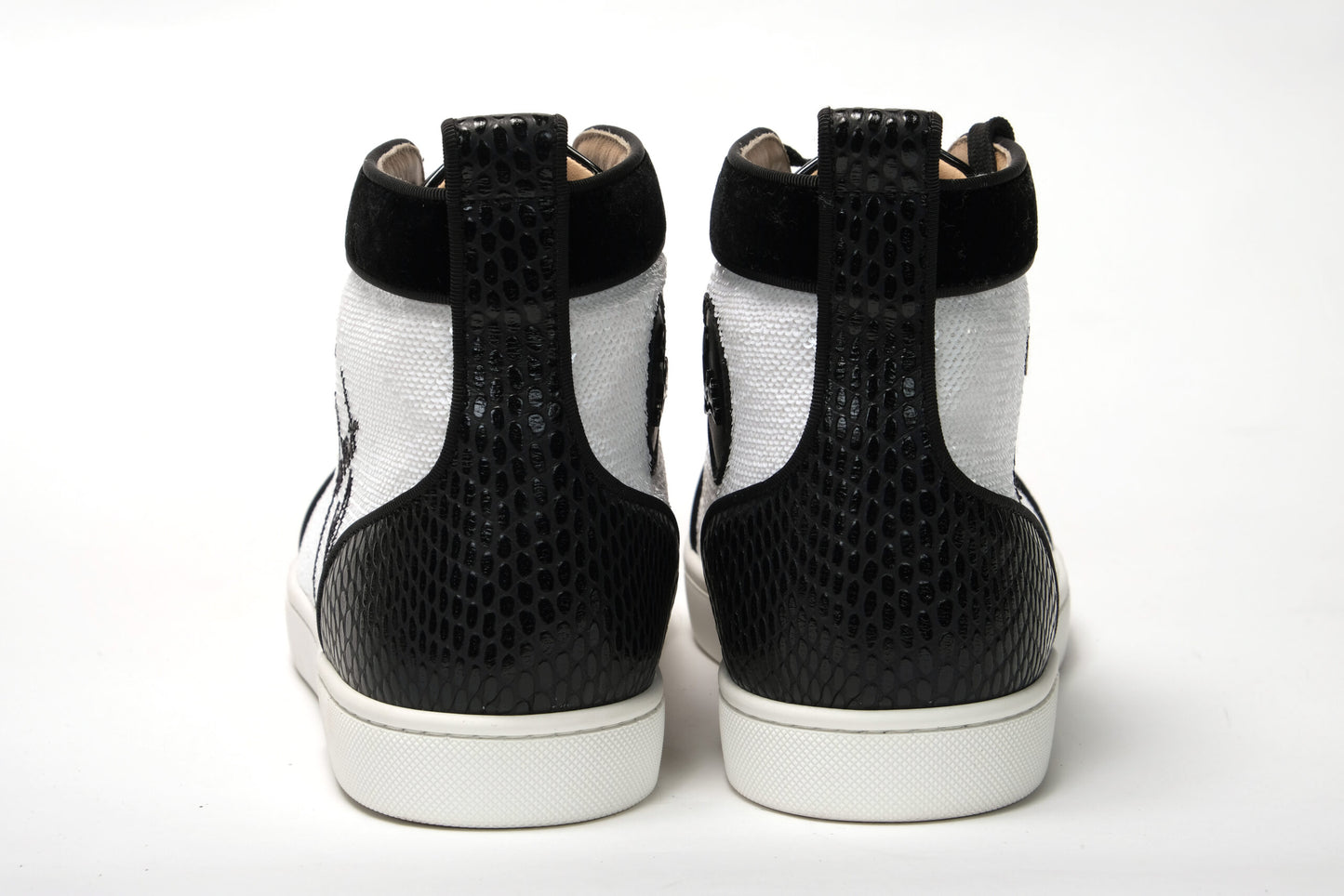 Weiß/Schwarz Version Dedilouis Flache Schuhe