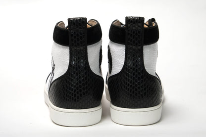 Weiß/Schwarz Version Dedilouis Flache Schuhe