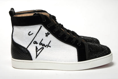 Weiß/Schwarz Version Dedilouis Flache Schuhe