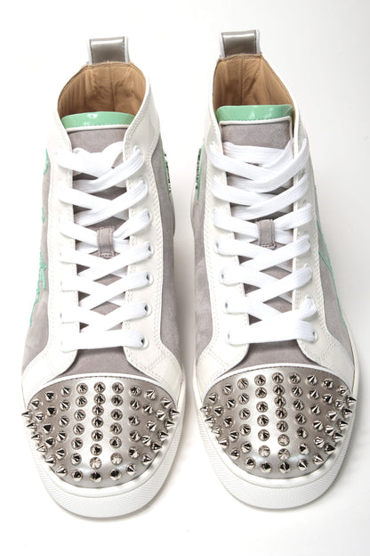 Multicolor Version Marine Lou Spikes Flache Schuhe