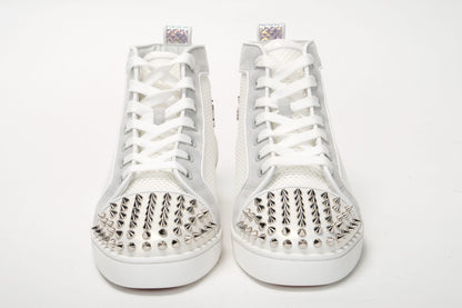 Bianco Version Lou Spikes Orlato Flache Schuhe