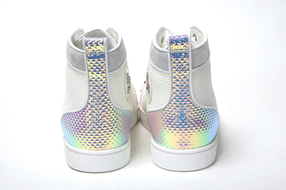 Bianco Version Lou Spikes Orlato Flache Schuhe