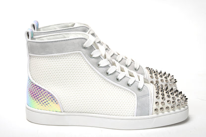 Bianco Version Lou Spikes Orlato Flache Schuhe
