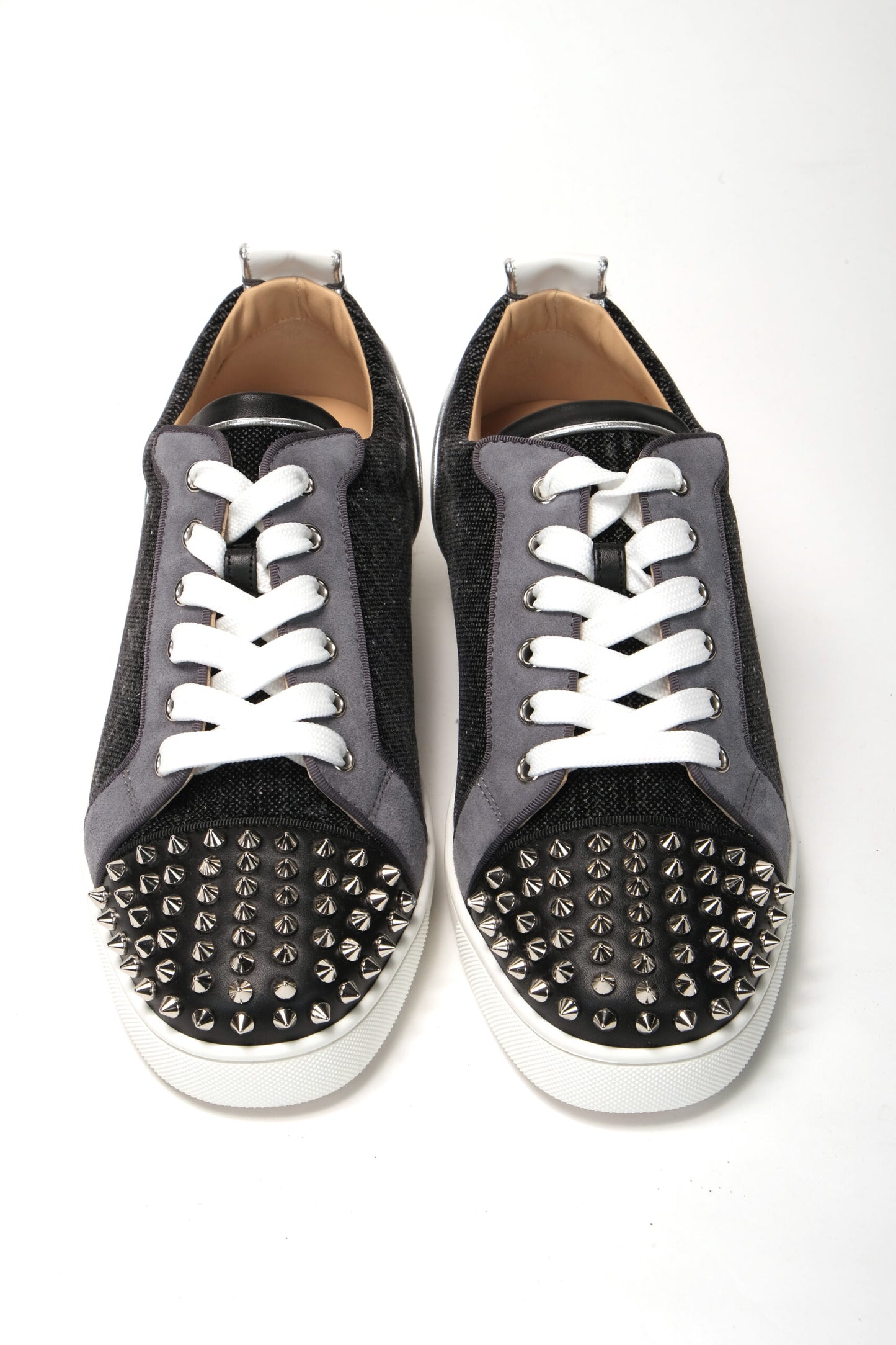 Schwarz/Silber Version Louis Junior Spikes Schuhe