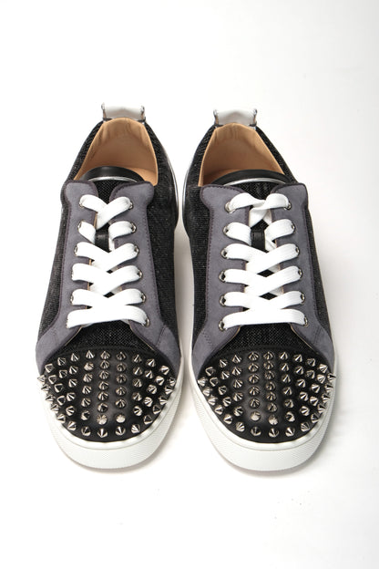 Schwarz/Silber Version Louis Junior Spikes Schuhe