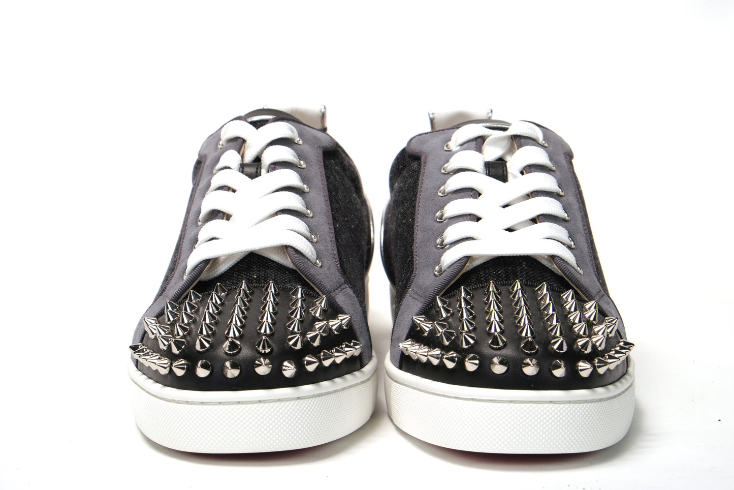 Schwarz/Silber Version Louis Junior Spikes Schuhe