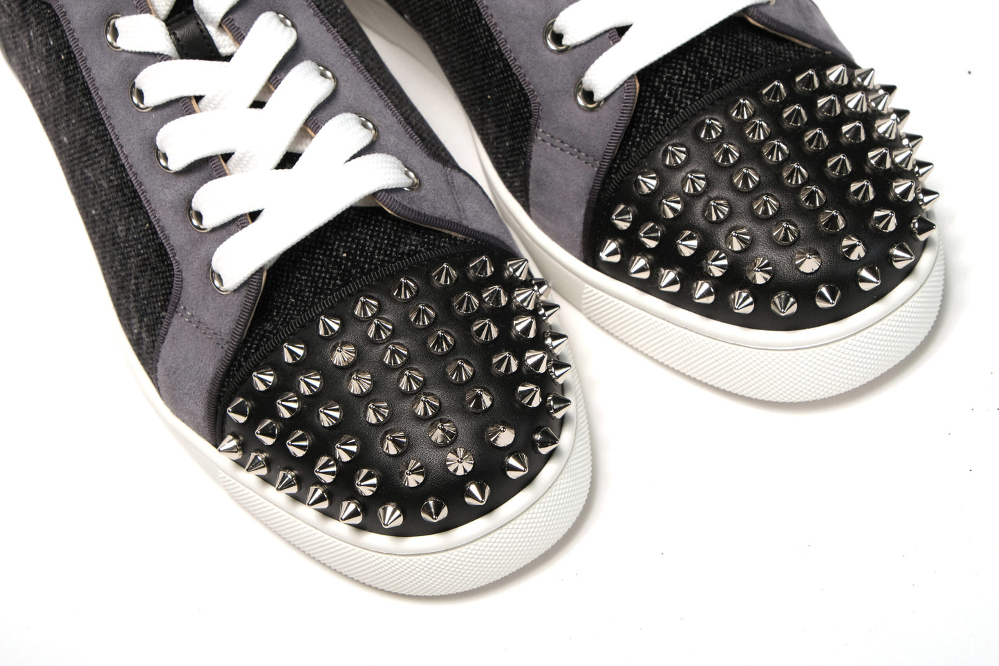 Schwarz/Silber Version Louis Junior Spikes Schuhe