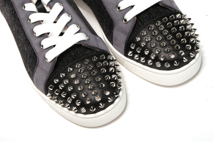 Schwarz/Silber Version Louis Junior Spikes Schuhe