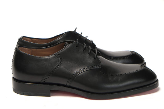 Schwarz A Mon Homme Flache Kalb Schuhe