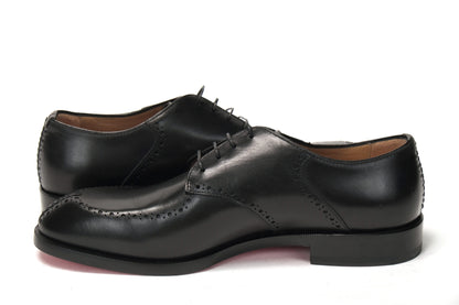 Schwarz A Mon Homme Flache Kalb Schuhe