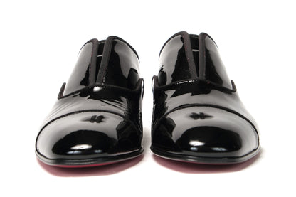 Schwarze Alpha Male flache Schuhe