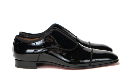 Schwarze Alpha Male flache Schuhe
