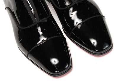 Schwarze Alpha Male flache Schuhe