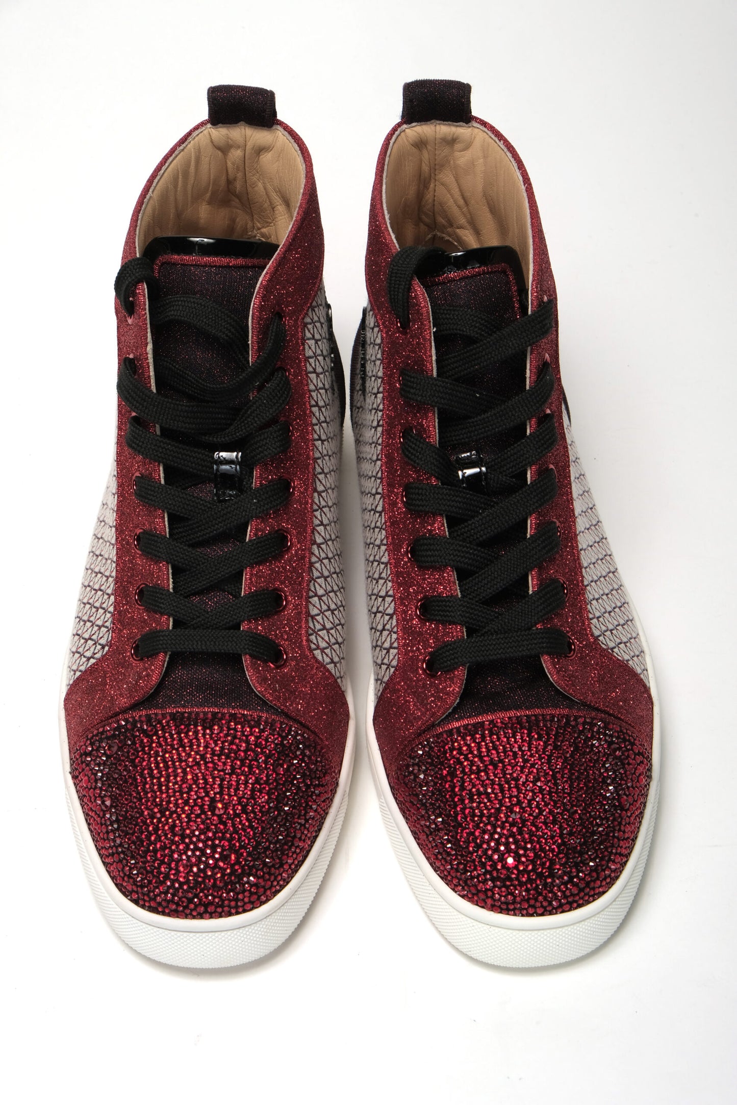 Smoky Version Louis P Strass Flache Schuhe
