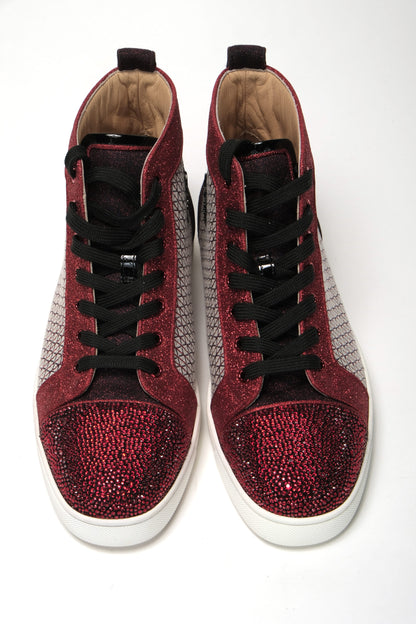 Smoky Version Louis P Strass Flache Schuhe