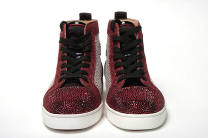 Smoky Version Louis P Strass Flache Schuhe