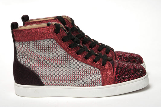 Smoky Version Louis P Strass Flache Schuhe