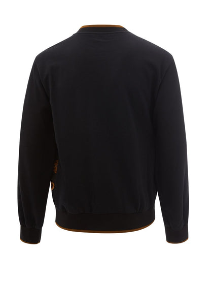 Sweatshirt aus Baumwolle mit bedruckter Frontplatte