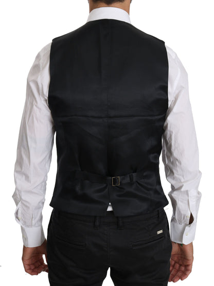 Blaue Wollweste Formal Gilet Vest