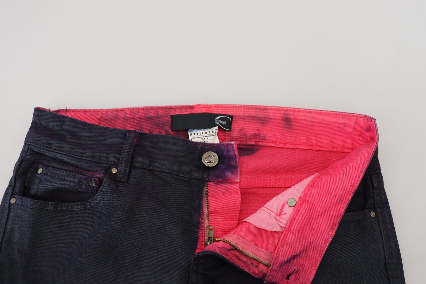 Schwarze Slim Fit Damen Casual Denim Jeans mit niedriger Taille