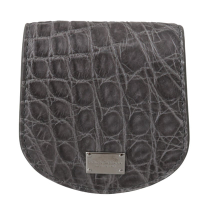 Graue exotische Haut Kondom Fall Halter Tasche Brieftasche